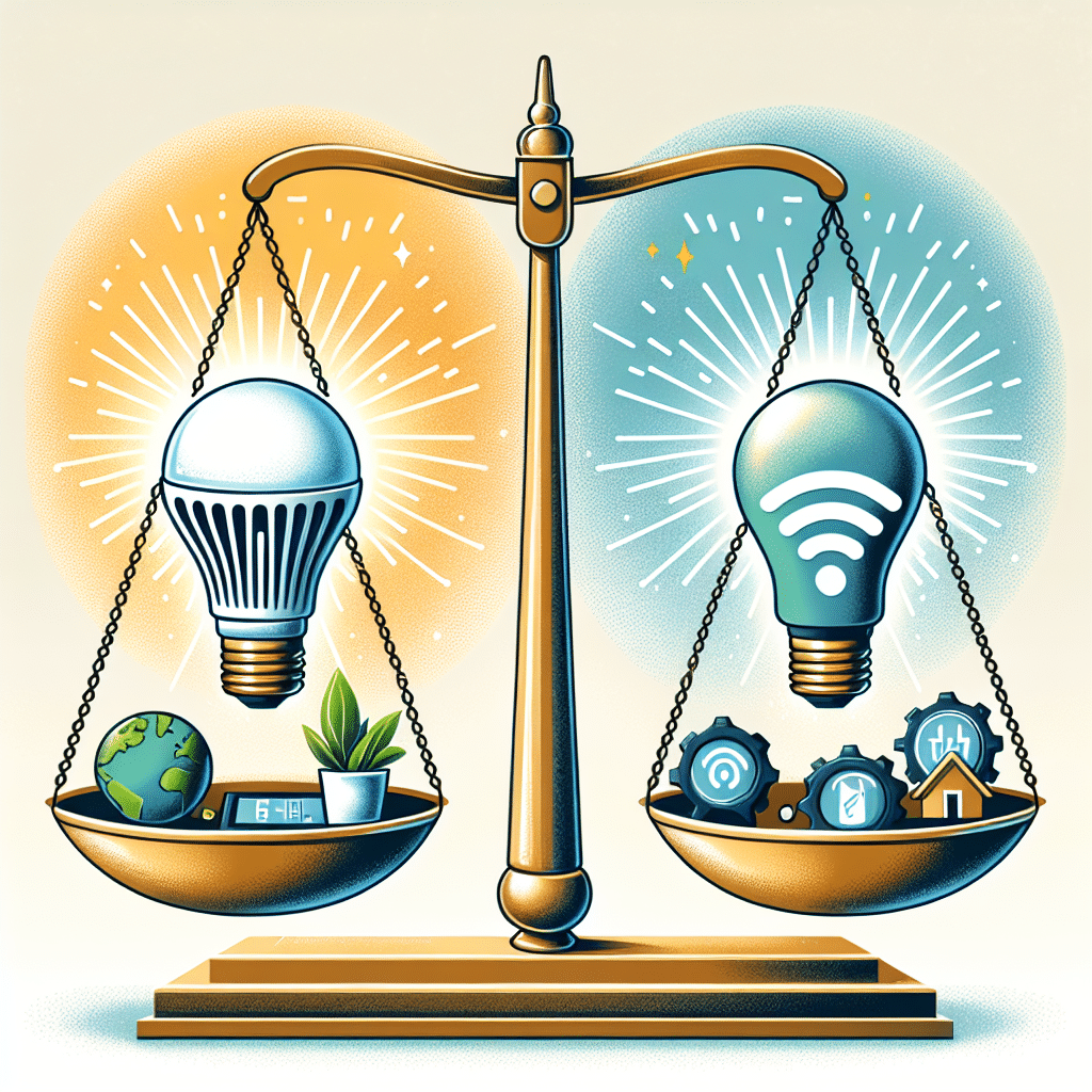 LED bulbs vs smart bulbs for energy savings