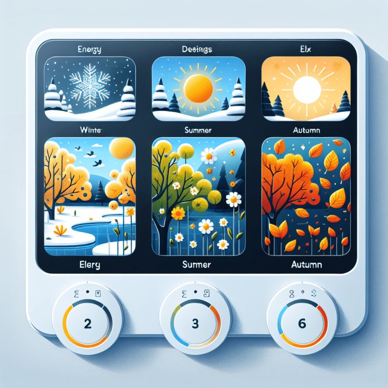 energy-efficient smart thermostats for every season