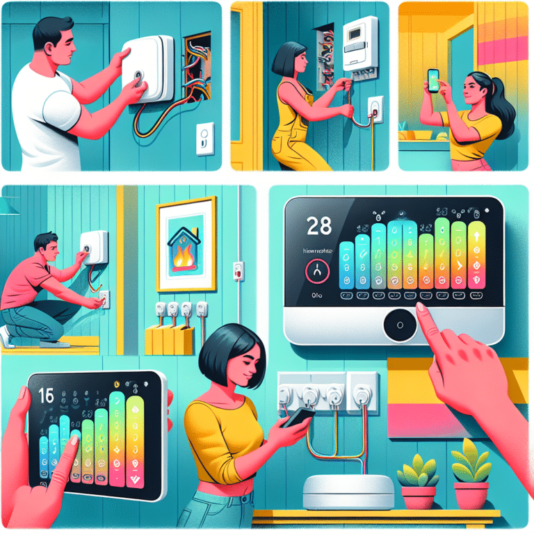 installing a smart thermostat with multiple heating zones